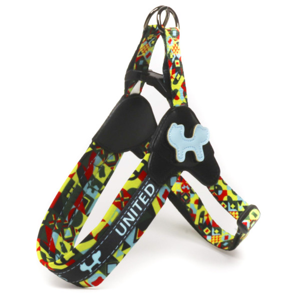 United Pets Complete me шлейка для собак, XS 40 x 37-46 см, разноцветный рисунок