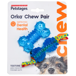 Набор из двух игрушек Petstages для собак мелких пород Орка косточка+гантеля ультра-мини