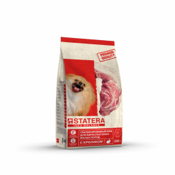 STATERA сухой корм для взрослых собак мелких пород, с кроликом - 800 г