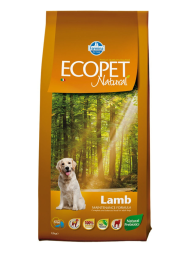 Farmina Ecopet Natural Lamb сухой корм для взрослых собак всех пород с ягненком - 12 кг