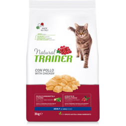 Trainer Natural Cat Adult сухой корм для взрослых кошек с курицей - 1,5 кг