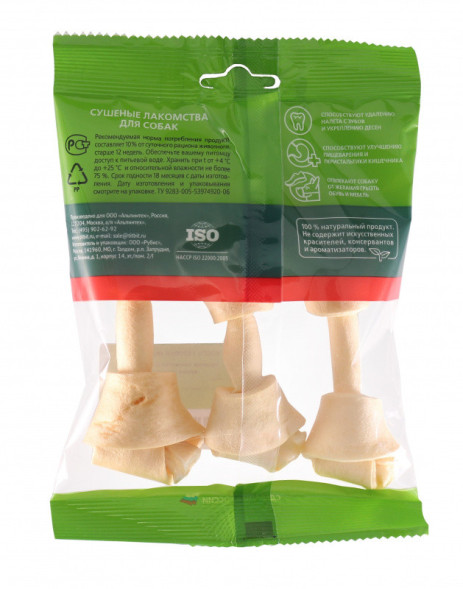 TiTBiT лакомство для собак кость узловая №2 - 3 шт (40 г)