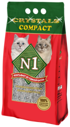 N1 Crystals Compact наполнитель комкующийся бентонитовый - 10 л