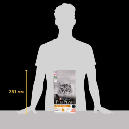 Сухой корм для кошек PRO PLAN® для красоты шерсти и здоровья кожи с лососем, 1.5 кг