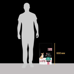 Сухой корм PRO PLAN® для взрослых собак мелких и карликовых пород с чувствительной кожей, с высоким содержанием лосося 7 кг