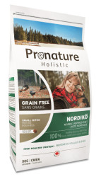 Pronature Holistic Нордико сухой беззерновой корм для собак мелких пород с домашней птицей и всех возрастов - 340 г