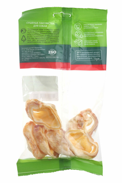 TiTBiT лакомство для собак ракушки говяжьи - 60 г