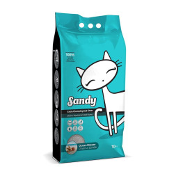 Sandy комкующийся наполнитель с ароматом океанического бриза - 10 кг