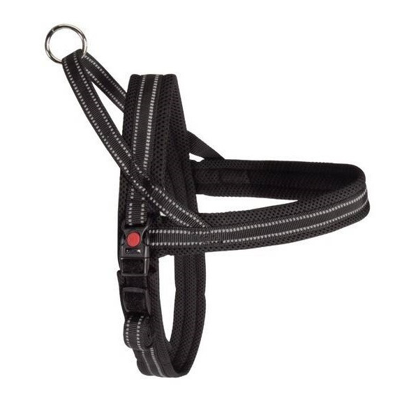 Camon шлейка для собак Dynamic Dog Plus черная, грудь 90 cм