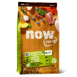 Now Fresh Fresh Small Breed Adult Recipe Grain Free 27/17 сухой корм для взрослых собак мелких пород, с индейкой и уткой - 5,44 кг