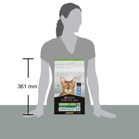 Pro Plan Cat Adult Sterilised сухой корм для стерилизованных кошек с кроликом - 1,5 кг