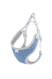 Camon шлейка для собак со светоотражающим рисунком синяя, 66/80 см