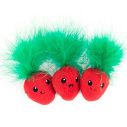 Petstages игрушка для кошек Клубнички, 3 шт