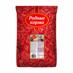 Родные Корма 34/19 сухой корм для котят с индейкой - 2/3 пуда (10 кг)