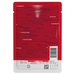 Brit Premium паучи для взрослых собак всех пород с говядиной в соусе - 85 г х 14 шт