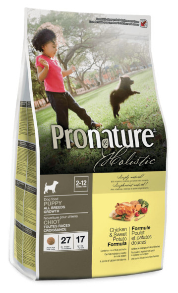 Pronature Holistic сухой корм для щенков всех пород с курицей и сладким картофелем - 340 г