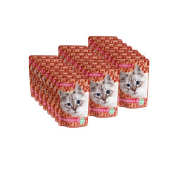 Ем без проблем влажный корм для кошек с кроликом, в паучах - 85 г х 24 шт