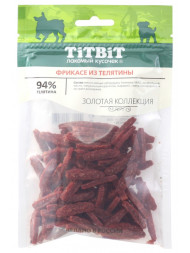 TiTBiT Золотая коллекция лакомство для собак фрикасе из телятины - 70 г