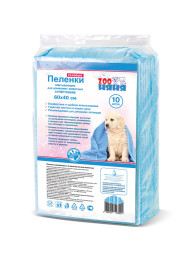 ZOO Няня гелевые пеленки тонкие, 60х40 - 10 шт