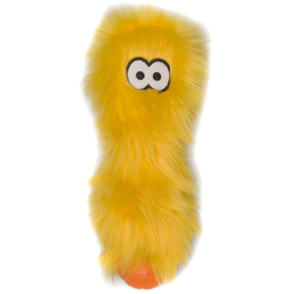 West Paw Zogoflex Rowdies игрушка плюшевая для собак Custer, 26 см, желтая