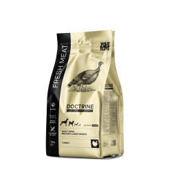 Doctrine сухой корм для взрослых собак средних и крупных пород, с индейкой, со свежим мясом - 12 кг