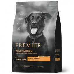 Premier Dog Turkey ADULT Medium (Свежее мясо индейки для собак средний пород) 1 кг
