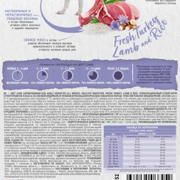 Brit Care Dog Adult Sensitive Healthy Digestion сухой корм для собак всех пород с чувствительным пищеварением, с индейкой и ягненком - 1,5 кг