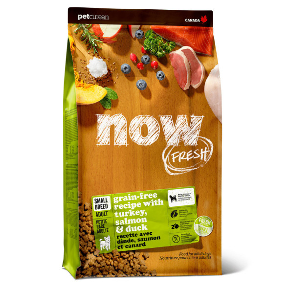 Now Fresh Fresh Small Breed Adult Recipe Grain Free 27/17 сухой корм для взрослых собак мелких пород, с индейкой и уткой - 2,72 кг