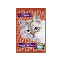 Ем без проблем влажный корм для кошек с мясным ассорти, в паучах - 85 г х 24 шт