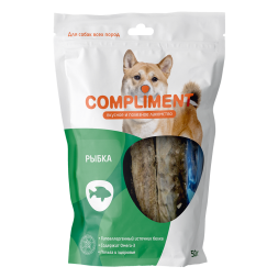 Compliment лакомство для собак всех пород Полоски из рыбьей кожи - 50 г