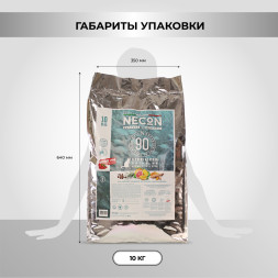 Necon Natural Wellness Sterilized Urine PH Ocean Fish &amp;amp; Rice сухой корм для взрослых стерилизованных кошек, для правильного баланса pH мочи, с океанической рыбой, рисом и клюквой - 10 кг