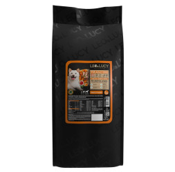 LEO&amp;amp;LUCY сухой холистик корм для взрослых собак всех пород с кроликом и тыквой - 4,5 кг