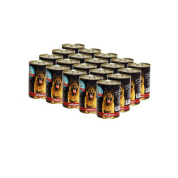 Натуральная формула влажный корм для собак с говядиной, в консервах - 410 г х 20 шт