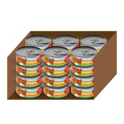 Консервы Родные Корма Телятина и индейка по-пожарски для кошек - 100 г х 24 шт