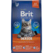 Brit Premium Cat Indoor сухой корм для кошек домашнего содержания с курицей - 800 г